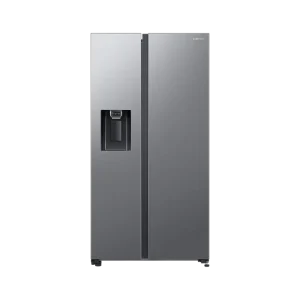 SAMSUNG 617L SILVER SIDE BY SIDE FRIDGE FREEZER PLUMBED - RS65DG54R3S9FA