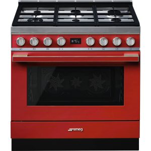 Smeg Cooker with Gas Hob 90x60 cm Portofino Aesthetic  CPF9GPR