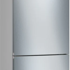 Bosch Series 4 Freestanding Fridge-freezer (Bottom freezer) 186 x 70 cm Stainless steel KGN55VI20Z